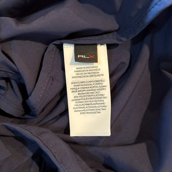 NWT RLX Ralph Lauren Thermal Tech French Navy Men's Golf 1/2 Zip Xl $168 - Picture 15 of 15